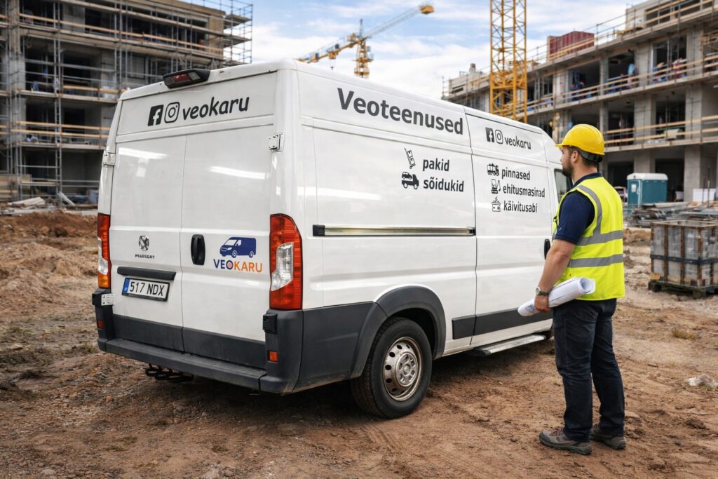 Veokaru ehitusmaterjalide vedu